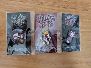 Helluva Boss Official SharkRobot Stolas Octavia Pin Bundle Inc Limit Edition
