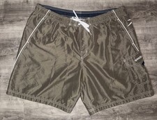 SPEEDO Men's Swim Trunks Shorts Volley Classic Mesh Lining Size XL Brown