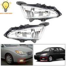 Pair Of Fog Lights Bumper Lamps Wswitch Kits For 2007-2009 2010 Hyundai Elantra Pair Of Fog Lights Bumper Lamps Wswitch Kits For 2007-2009 2010 Hyundai Elantra