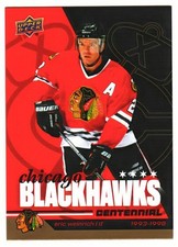 Eric Weinrich 2025-26 Upper Deck Chicago Blackhawks Centennial #47 GOLD Parallel
