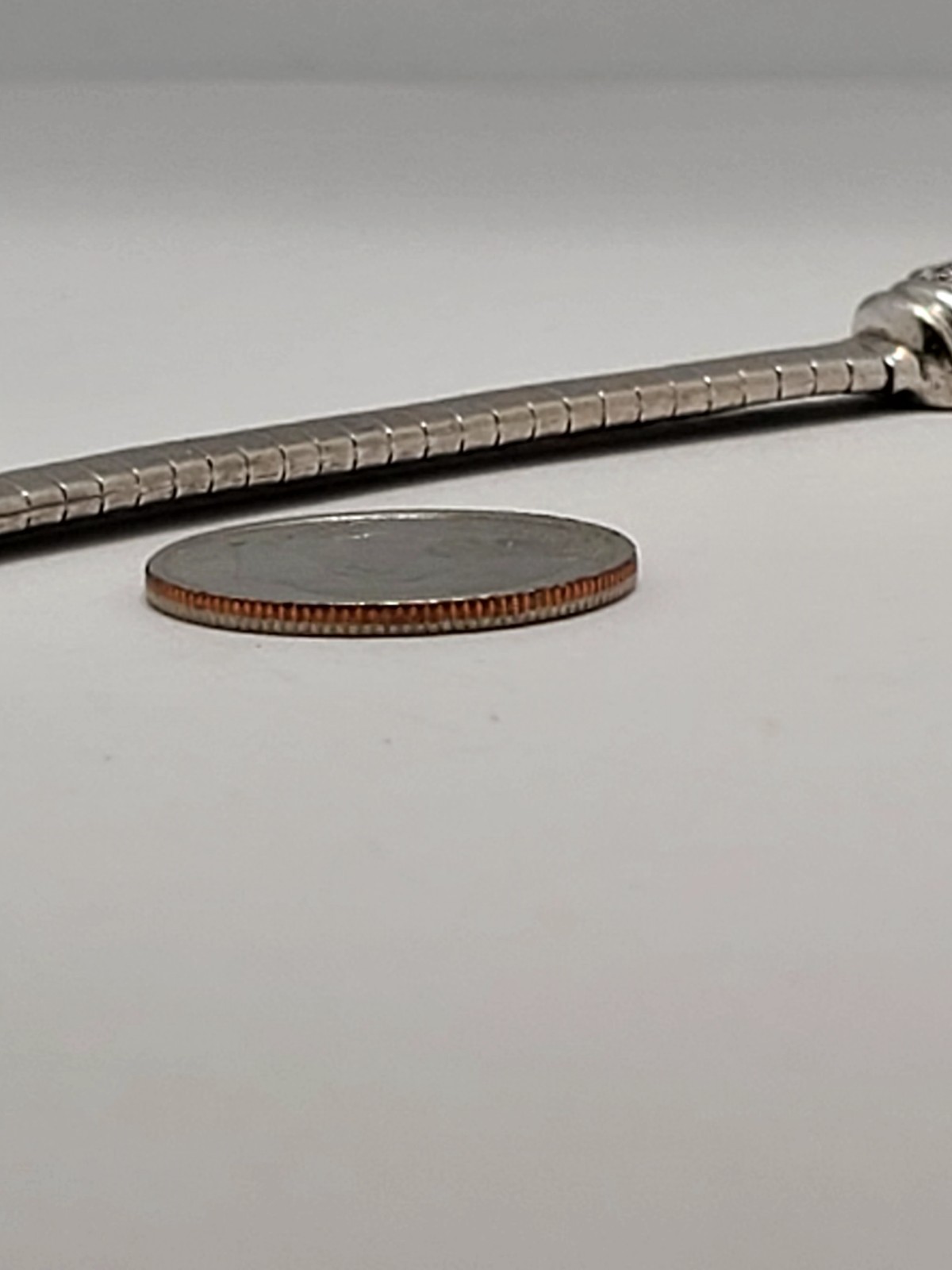 925 Sterling Silver Diamond Bracelet - image 12