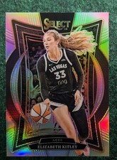 2025 Panini Select WNBA #63 Elizabeth Kitley Silver Prizms