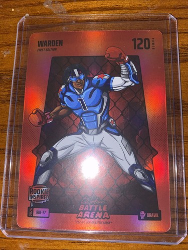Bo Jackson Battle Arena Griffey #RBF-77 WARDEN-Cam Ward-Red Foil Brawl Rookie