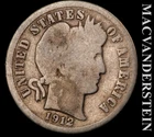 1912-D Barber Dime- Scarce Better Date- No Reserve #K542