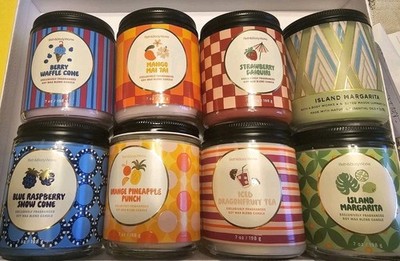 Bath Body Works SINGLE WICK CANDLE Screw On Lid  - U Choose Scent NEW in Box