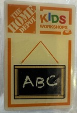 The Home Depot - Kids Workshop - Chalk Board Pin