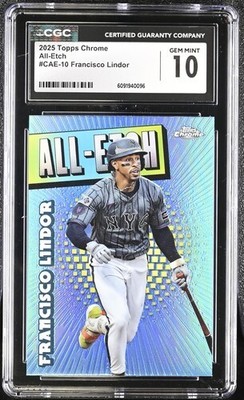 2025 Topps Chrome - All-Etch Francisco Lindor #CAE-10 for sale 