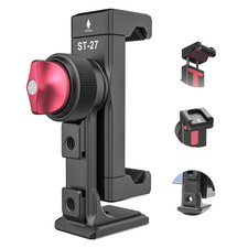 Ulanzi St-27 Metal Phone Tripod Mount 360 Phone Holder For Tripod W 3 Cold