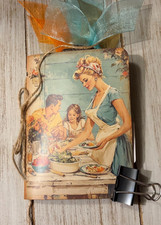 Junk Journal Handmade Booklet Book Vintage Mo...