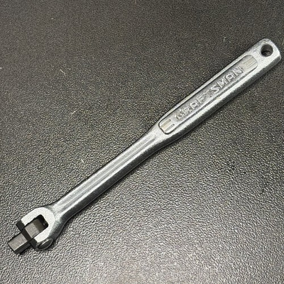 #ad Vintage Craftsman 1 4” Drive Breaker Bar Double Line V Forged In USA ≈ 6” long $15.99