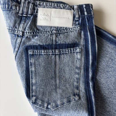 NWT ADIDAS KSENIASCHNAIDER Maxi Denim Skirt US6 UK10 IT42 | eBay