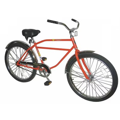 Worksman Inb-Org Bicycle, Coaster Brakes, 26 In Wheel, Yel