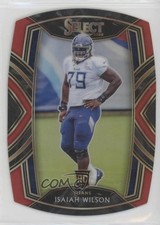 2020 Panini Select Club Level Red Prizm Die-Cut Isaiah Wilson #291 06z2