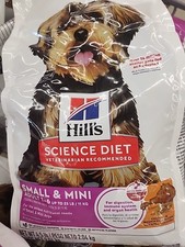 Hill's Science Diet Small Mini Adult Dog Food 4.5lb Chicken Rice Exp 2027 NEW