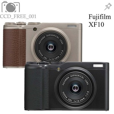 Fujifilm XF10 Digitalkamera 24,2 MP Schwarz/Gold mit 3-Zoll-LCD-Touchscreen 