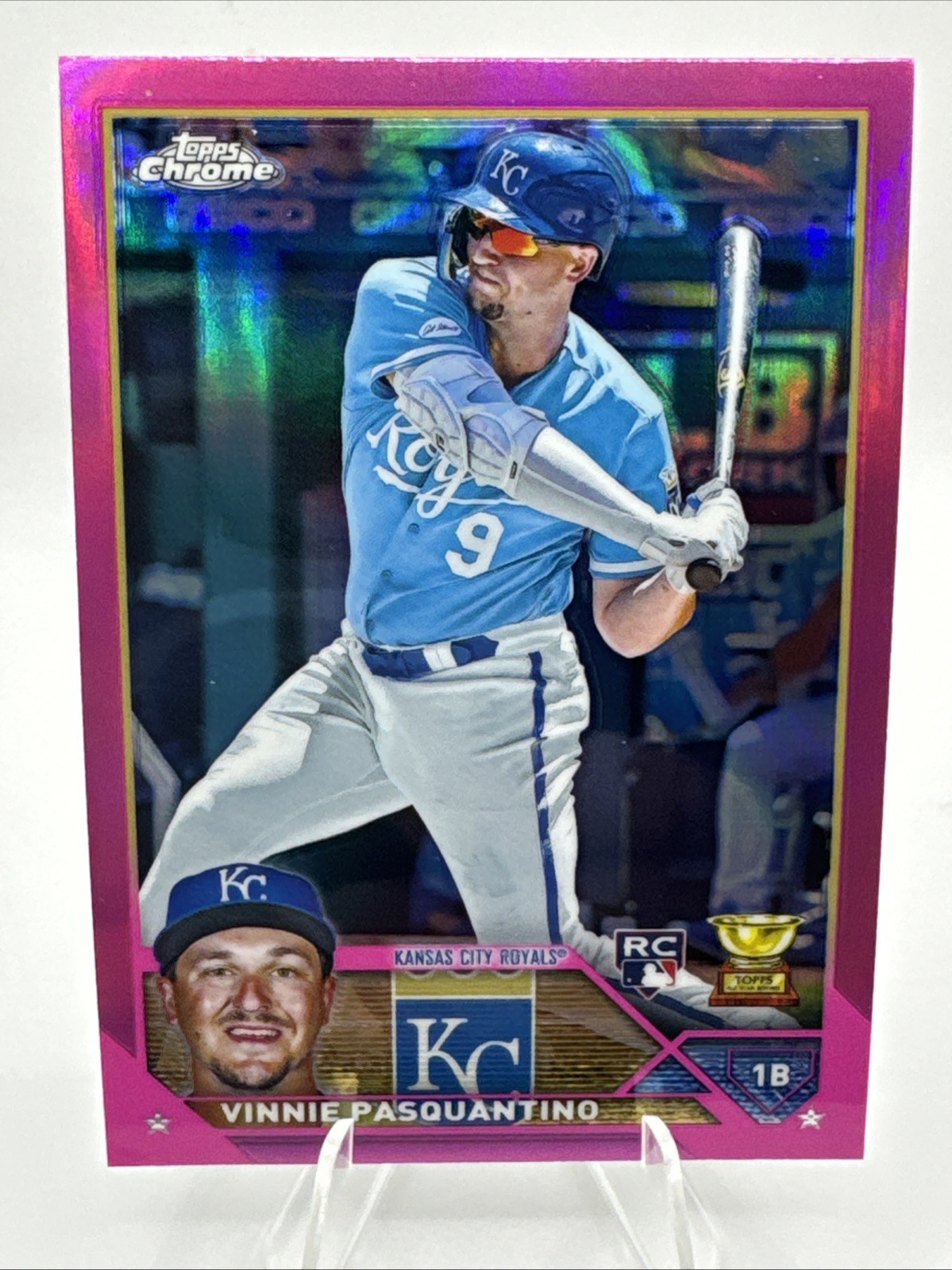 2023 Topps Chrome - Vinnie Pasquantino #119 Pink Refractor (RC)
