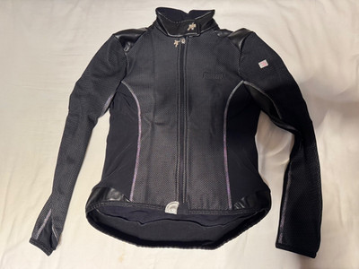 ASSOS Uma Jack Airblock 851 Rennrad Winterjacke Gr. M schwarz Longsleeve Damen