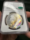 1881-S Morgan Silver Dollar NGC MS64 CAC Star ⭐️ $1 Super Rainbow Toned Toner