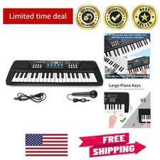 37-Key Kids Piano Keyboard with Microphone - Perfect Musical Gift for Ages 3-6