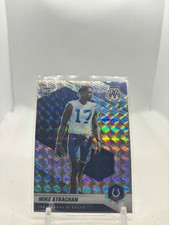 2021 Panini Mosaic Mike Strachan Silver Mosaic Prizm Rookie Colts #397 RC