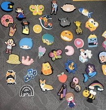 Miscellaneous Shoe Charms/Croc Accessories, Mom Life, Disney, Bees, Etc 49 Total