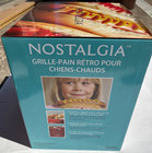 Hot Dog and Bun Toaster, Nostalgia 4 Slot with Mini Tongs, Retro Red NIB SEALED — photo 4