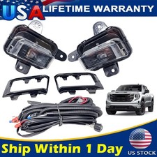 For 2022-2024 Sierra 1500 At4 Denali Slt Elevation Led Fog Light Kit Bezel Wires For 2022-2024 Sierra 1500 At4 Denali Slt Elevation Led Fog Light Kit Bezel Wires