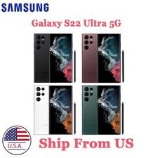 New Samsung Galaxy S22 Ultra 5G S908U 256GB Factory Unlocked GSM CDMA Smartphone
