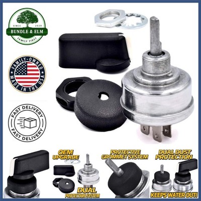 4 Position Ignition Switch with Flange Mount & Hinge Lever for Manual Operation