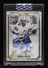 2021-22 Upper Deck Clear Cut Champs Rookies Gabriel Fortier #C-GA Auto 4p5