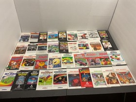 ATARI 2600 Vader 4 Switch System  37  Games and Manuals    Tested   Working