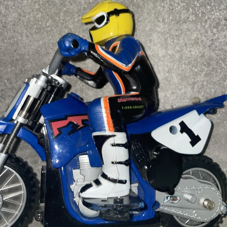 Tyco R/C X-Treme Cycle Stunt Dirt Bike McGrath No Fear *Unit ONLY READ  - Image 4 of 4