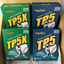 2026 TaylorMade TP5 TP5x pix Baseball Golf Balls - 4 Dozen 2 Dozen Each 