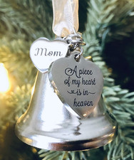 Memorial DAD and MOM Christmas Ornament for Loss of Loved One a Piece of My Hear