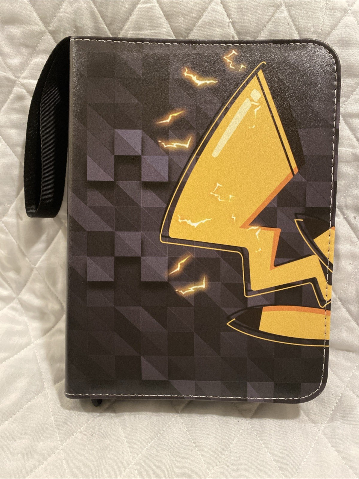 Carpeta de cartas Pokémon Pickachu Lightning Bolt doble cara para 400+/60 fundas
