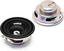 Gikfun 4Ohm 40mm Diameter 3W Full Range Audio Speaker Stereo Woofer Black
