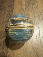 Esfera de cristal de ónix azul 181 gramos 50 mm