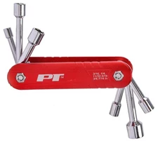 W9210 Folding Nut-Driver Set SAE Color Coded w/ Laser Etched Markings Chrom