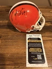Ozzie Newsome Autographed Cleveland Browns Mini Helmet JSA Certified