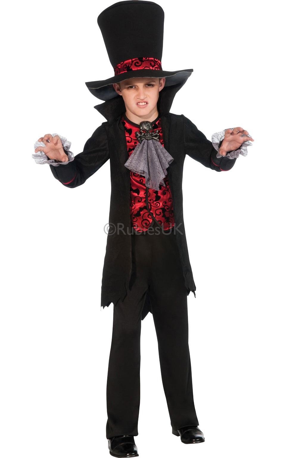 Childs Vampire Lord Halloween Fancy Dress Costume Age 5-7 Years