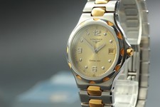 [Casi COMO NUEVO] Reloj Longines Conquest L1.631.3 35 mm esfera dorada fecha cuarzo para hombre