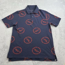 Martine Rose Polo Shirt Mens M Medium Special Place Print Pique Short Sleeve