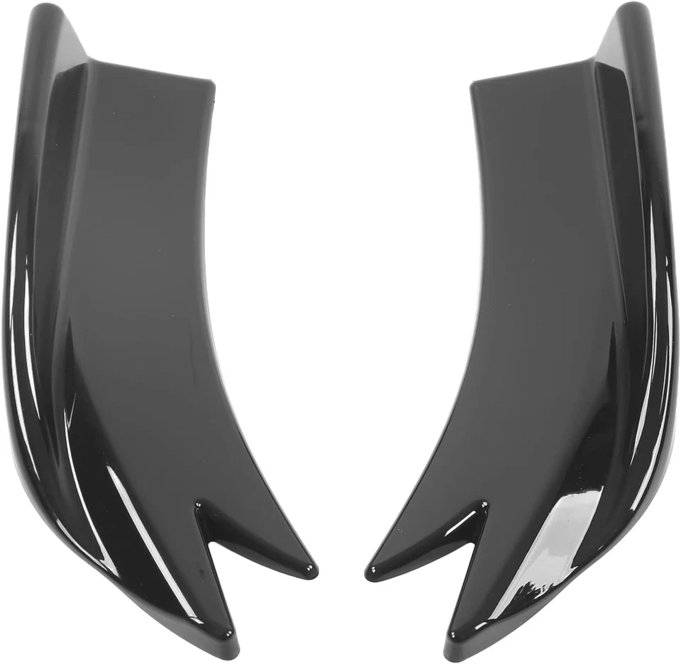 2x Sport Glossy Black Rear Bumper Splitter Spats Diffuser For  Cadillac XT4 Foto 4 de 4