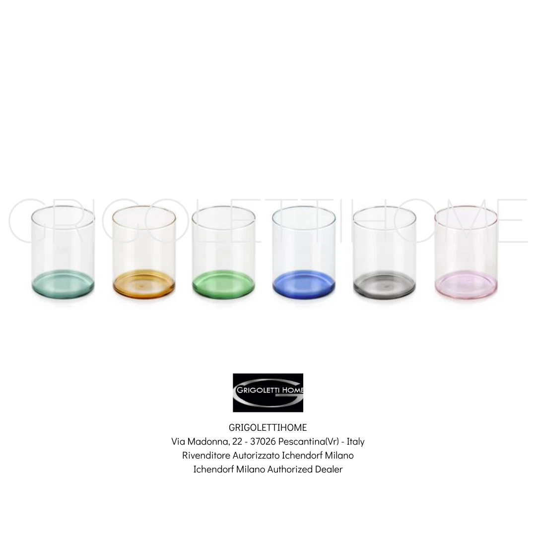 Ichendorf - Fondale - Set 6 Glasses Water Assorted - CL 35 - H CM 
