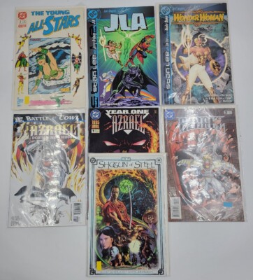 Pre-Owned Lot of 8 Various DC Comics Azrael, Joker, Shogun, Wonder Woman, JLA