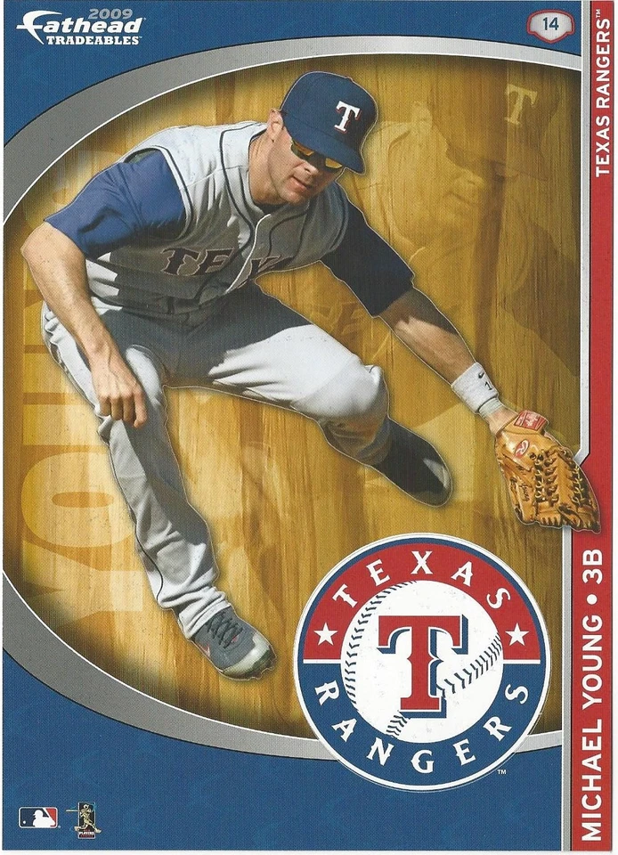 ADRIAN BELTRE FATHEAD INTERCAMBIABLES LOGOTIPO DE TEXAS RANGERS PEGATINA EXTRAÍBLE 2014 #49 Foto 4 de 4