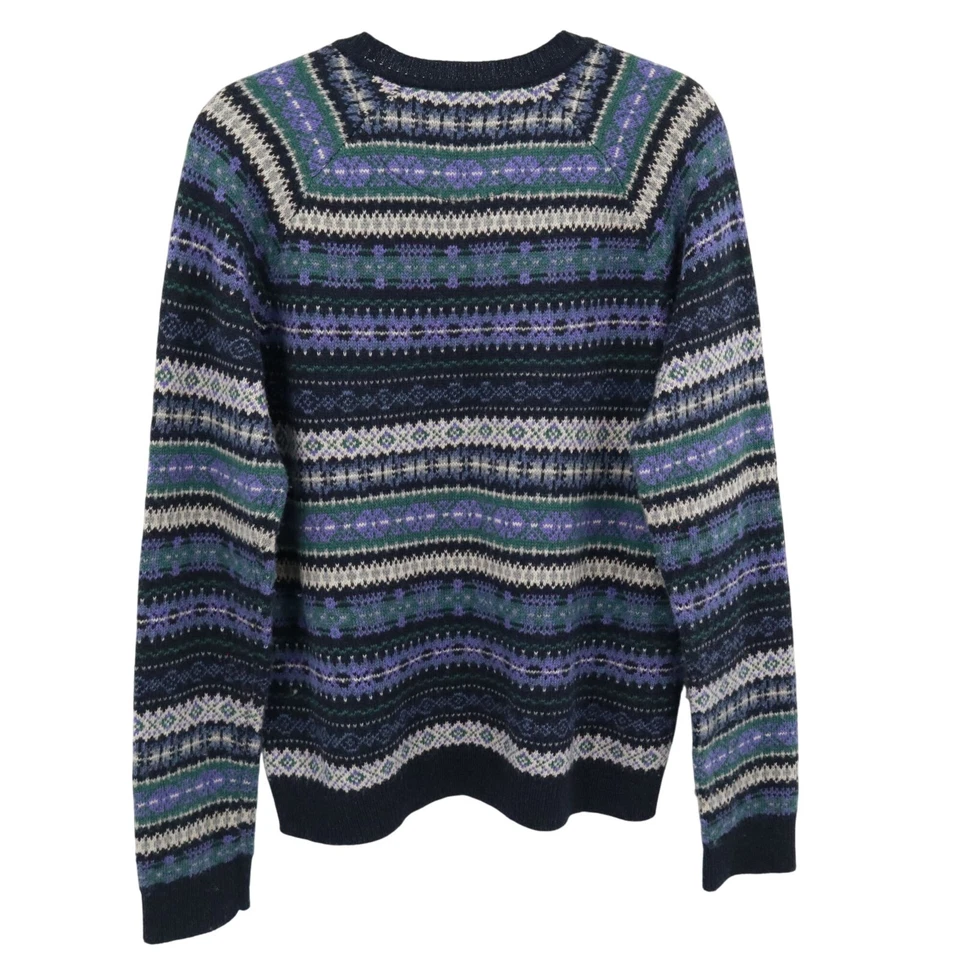 Suéter de Lana Haggar Para Hombres L Azul Marino Clásico Capas Tradicionales Atemporal Retro Cálido Foto 3 de 4