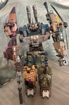 TRANSFORMERS Warbotron-Combaticons-Bruticus Set (5)-WB01 - Pre