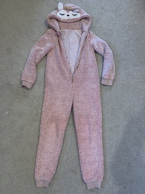Lipsy rosa weich und warm auf der Innenseite Onesie Not Gerber 11-12 Jahre 