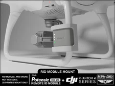 DJI Phantom 4 Series Potensic RID-916 Remote ID Module Mount-Module Not Included
